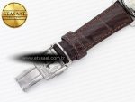 Elegance SBGR261 SS GSF 1:1 Best Edition Cream Dial on Brown Leather Strap NH34 - Görsel 22