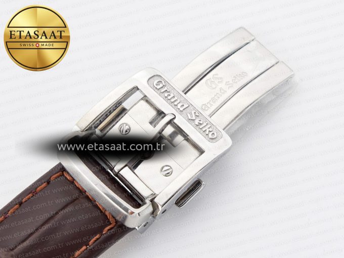 Elegance SBGR261 SS GSF 1:1 Best Edition Cream Dial on Brown Leather Strap NH34 - Görsel 24