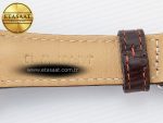 Elegance SBGR261 SS GSF 1:1 Best Edition Cream Dial on Brown Leather Strap NH34 - Görsel 28
