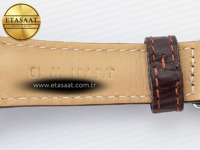 Elegance SBGR261 SS GSF 1:1 Best Edition Cream Dial on Brown Leather Strap NH34 - Görsel 28