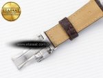 Elegance SBGR261 SS GSF 1:1 Best Edition Cream Dial on Brown Leather Strap NH34 - Görsel 29