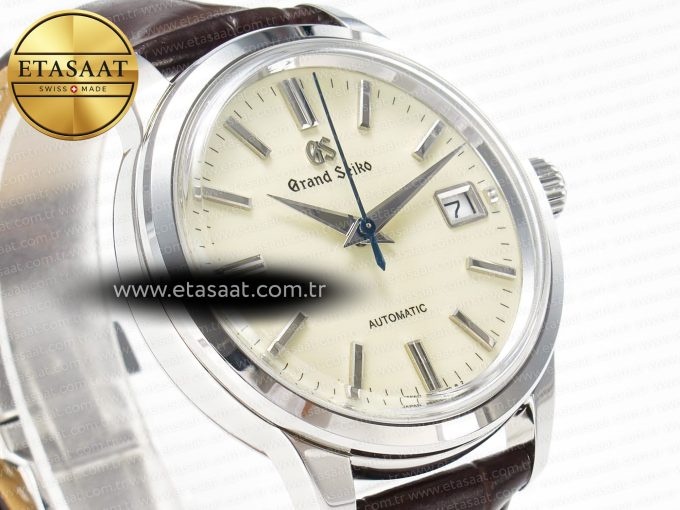 Elegance SBGR261 SS GSF 1:1 Best Edition Cream Dial on Brown Leather Strap NH34 - Görsel 5