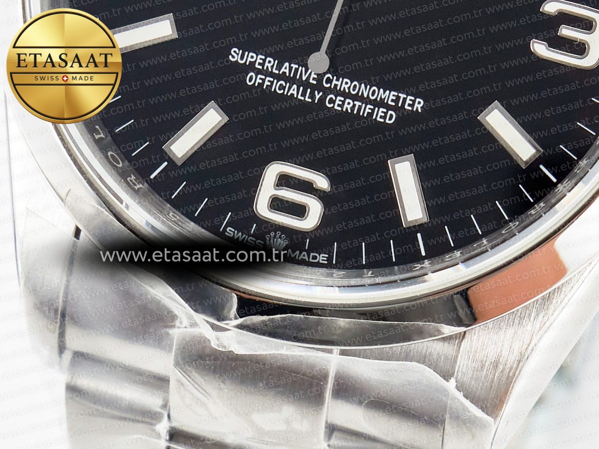 Explorer 36 904L Steel KRF 1:1 Best Edition Black Dial on SS Bracelet A2824 V2 - Görsel 12