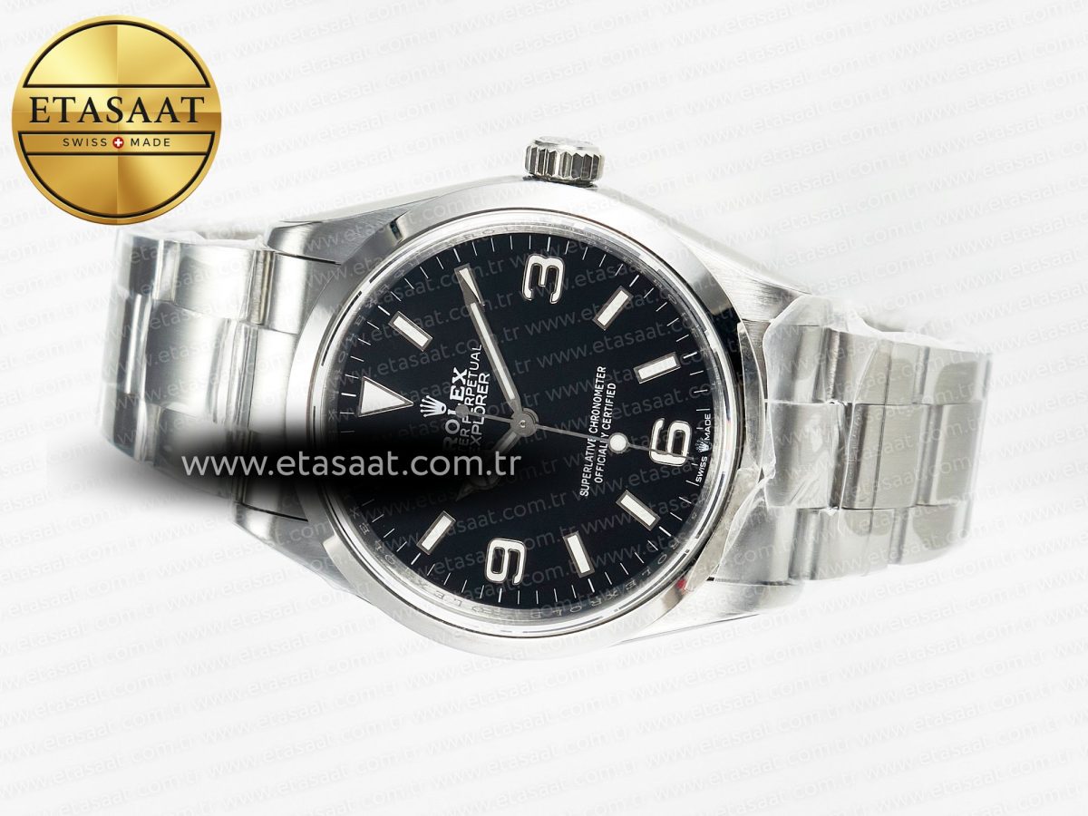Explorer 36 904L Steel KRF 1:1 Best Edition Black Dial on SS Bracelet A2824 V2 - Görsel 9