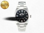 Explorer 36 904L Steel KRF 1:1 Best Edition Black Dial on SS Bracelet PT5000 V2 - Görsel 3
