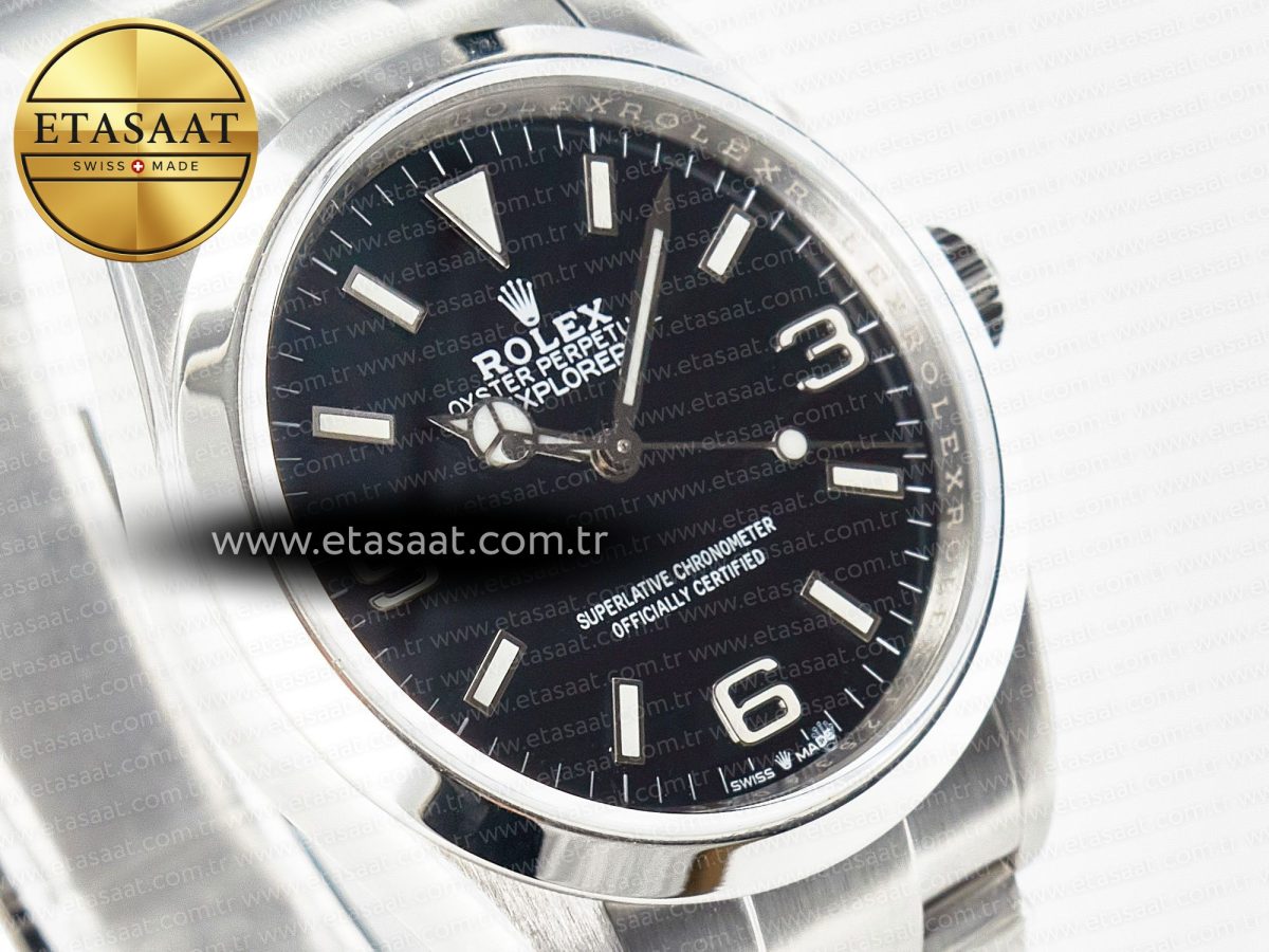 Explorer 36 904L Steel KRF 1:1 Best Edition Black Dial on SS Bracelet PT5000 V2 - Görsel 5