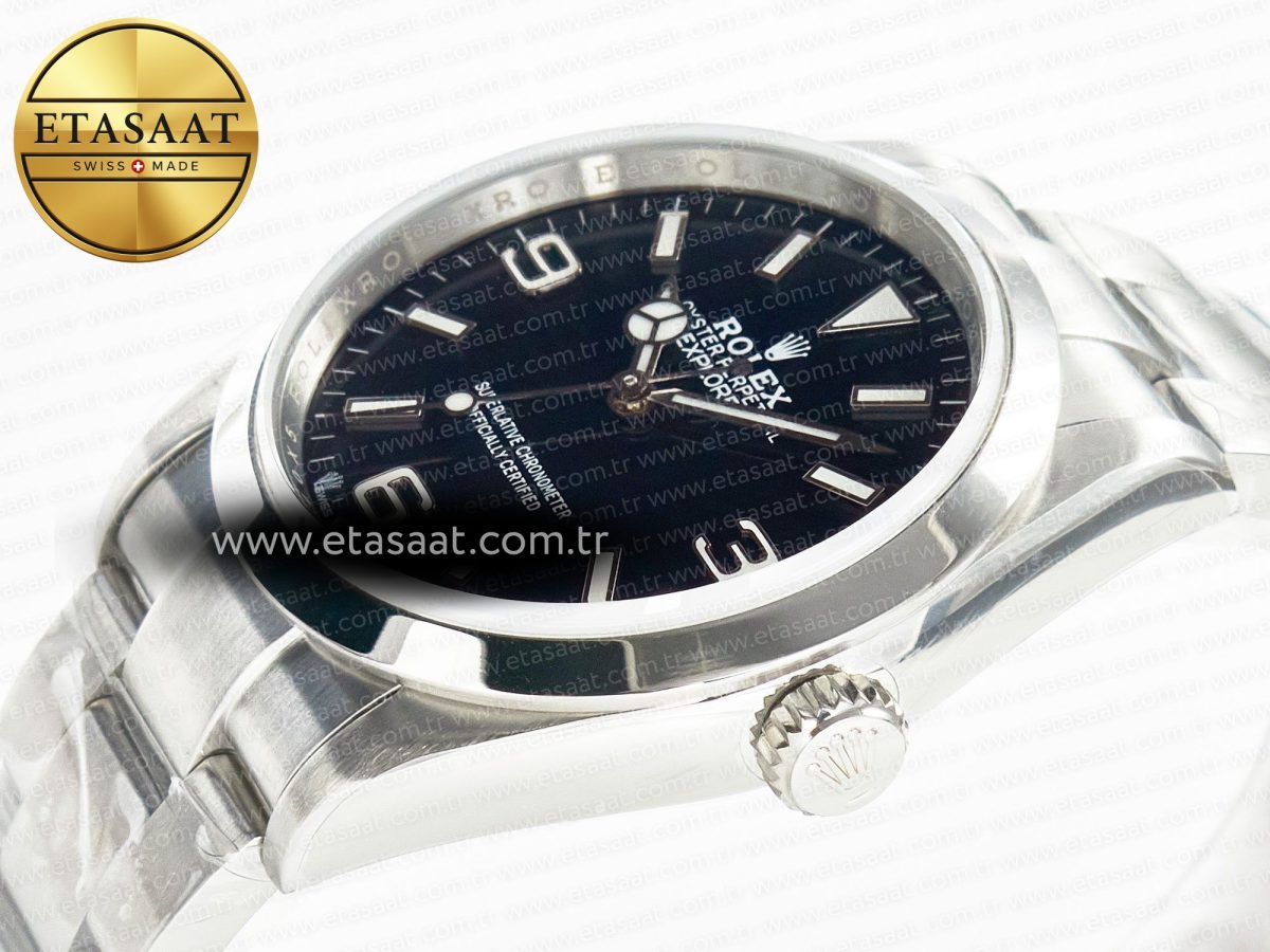 Explorer 36 904L Steel KRF 1:1 Best Edition Black Dial on SS Bracelet PT5000 V2 - Görsel 6