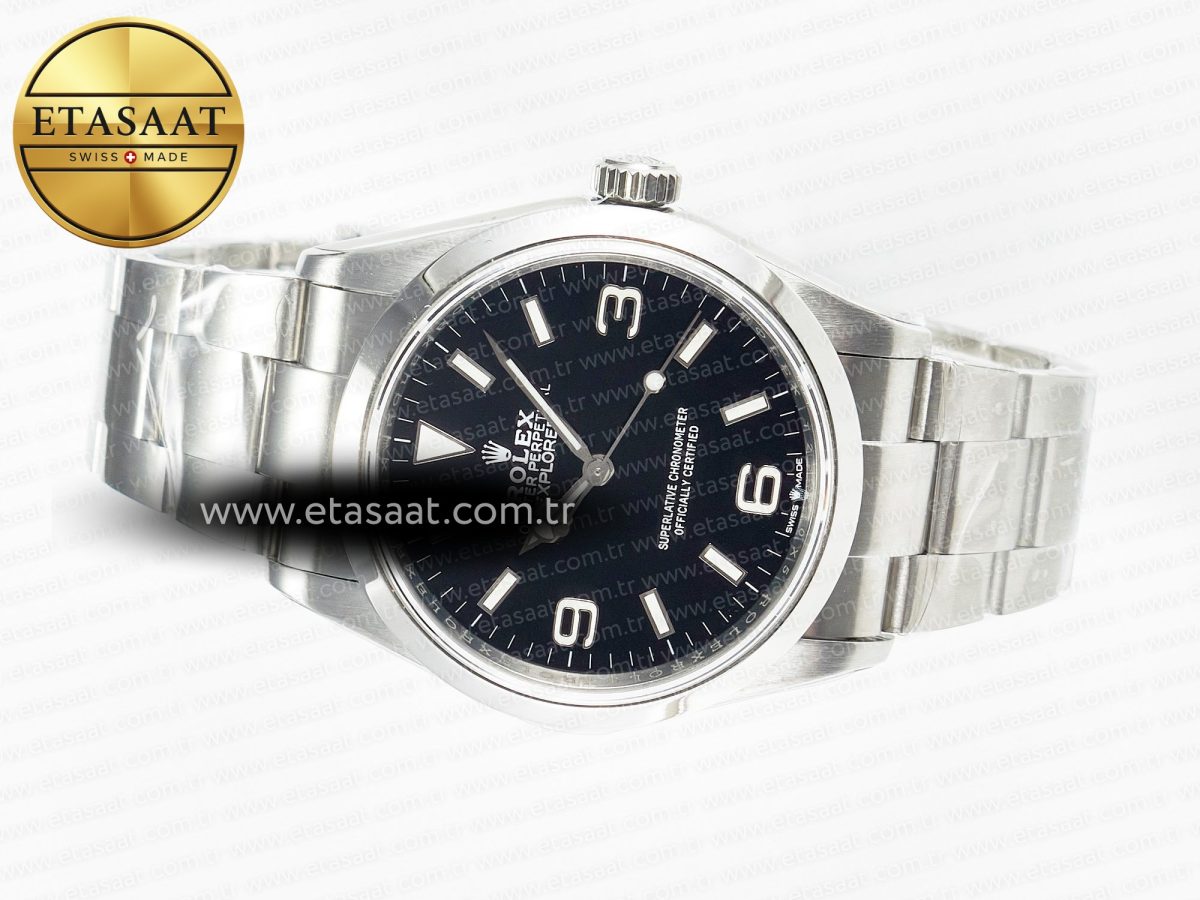 Explorer 36 904L Steel KRF 1:1 Best Edition Black Dial on SS Bracelet PT5000 V2 - Görsel 9