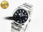 Explorer 36 904L Steel KRF 1:1 Best Edition Black Dial on SS Bracelet SW200 V2 - Görsel 2