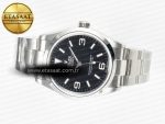 Explorer 36 904L Steel KRF 1:1 Best Edition Black Dial on SS Bracelet SW200 V2 - Görsel 9