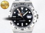 Explorer II 42mm 226570 904L SS ARF 1:1 Best Edition Black Dial on Bracelet SH3285 - Görsel 4