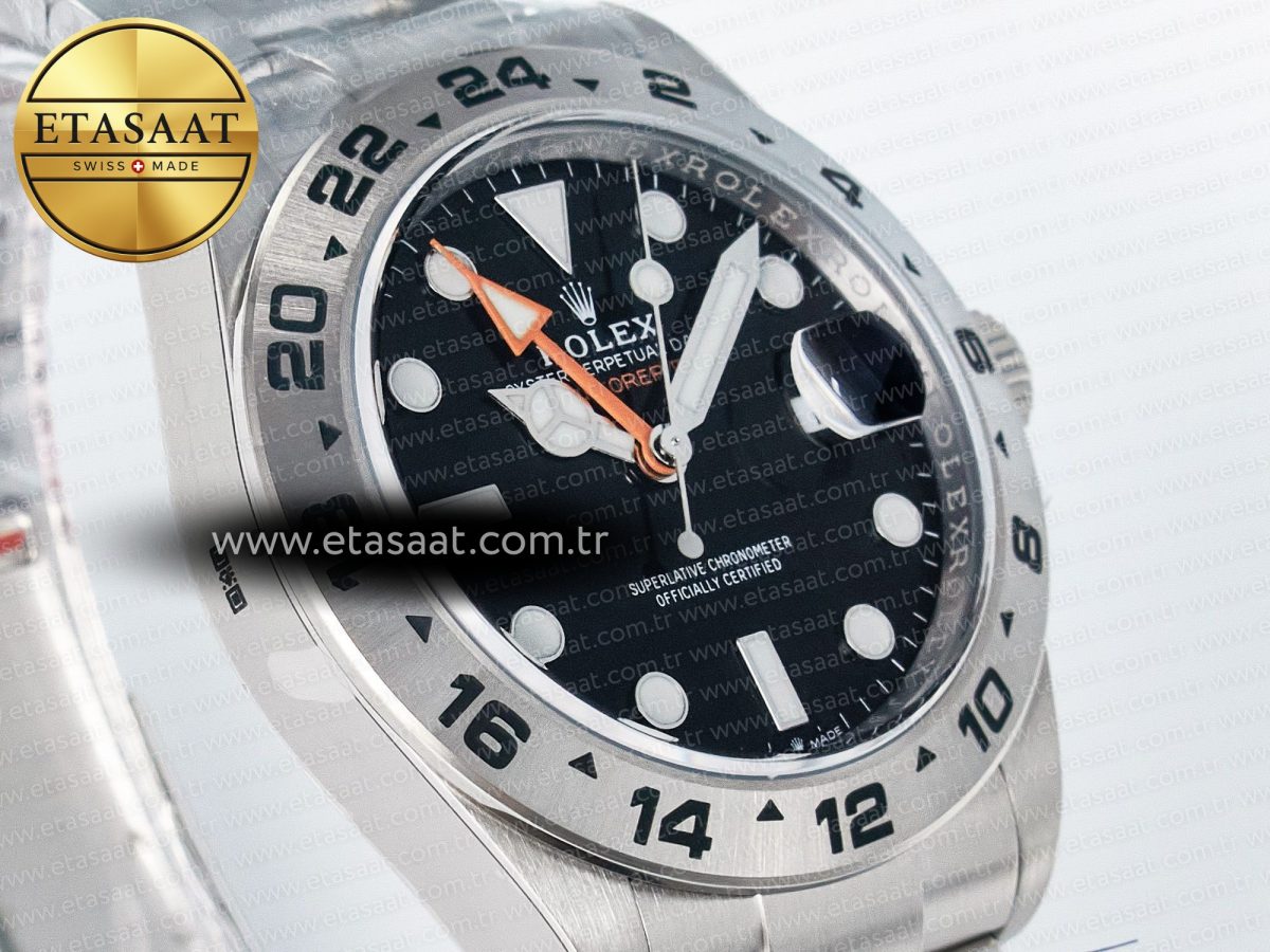 Explorer II 42mm 226570 904L SS ARF 1:1 Best Edition Black Dial on Bracelet SH3285 - Görsel 5