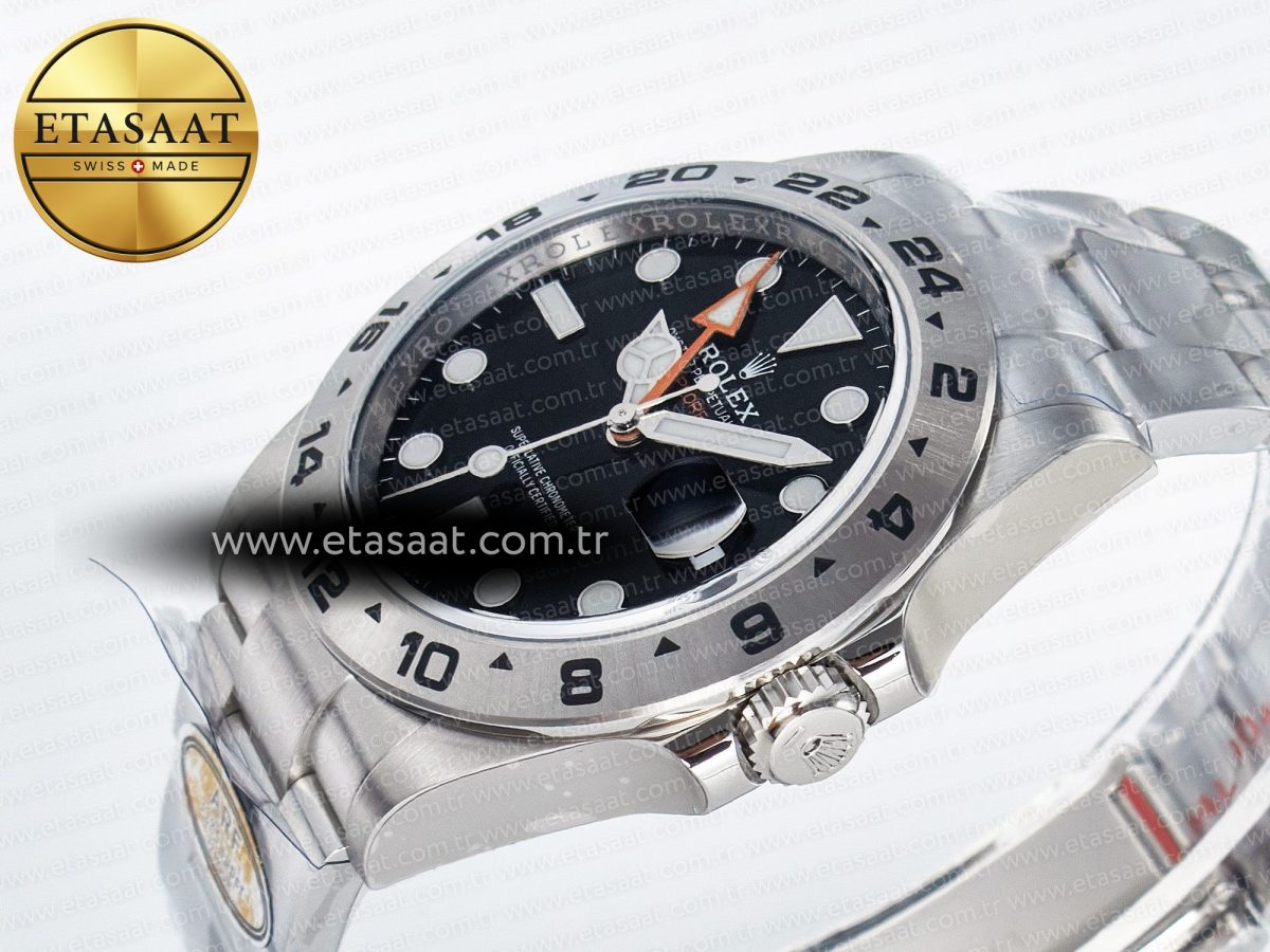 Explorer II 42mm 226570 904L SS ARF 1:1 Best Edition Black Dial on Bracelet SH3285 - Görsel 6