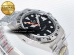 Explorer II 42mm 226570 904L SS ARF 1:1 Best Edition Black Dial on Bracelet SH3285 - Görsel 7