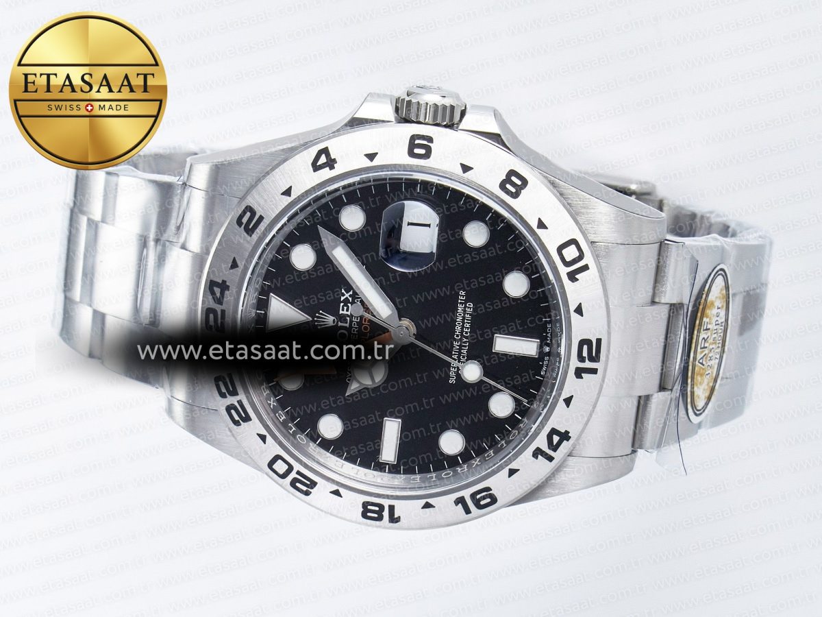Explorer II 42mm 226570 904L SS ARF 1:1 Best Edition Black Dial on Bracelet SH3285 - Görsel 9