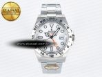 Explorer II 42mm 226570 904L SS ARF 1:1 Best Edition White Dial on Bracelet SH3285 - Görsel 3