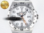 Explorer II 42mm 226570 904L SS ARF 1:1 Best Edition White Dial on Bracelet SH3285 - Görsel 4