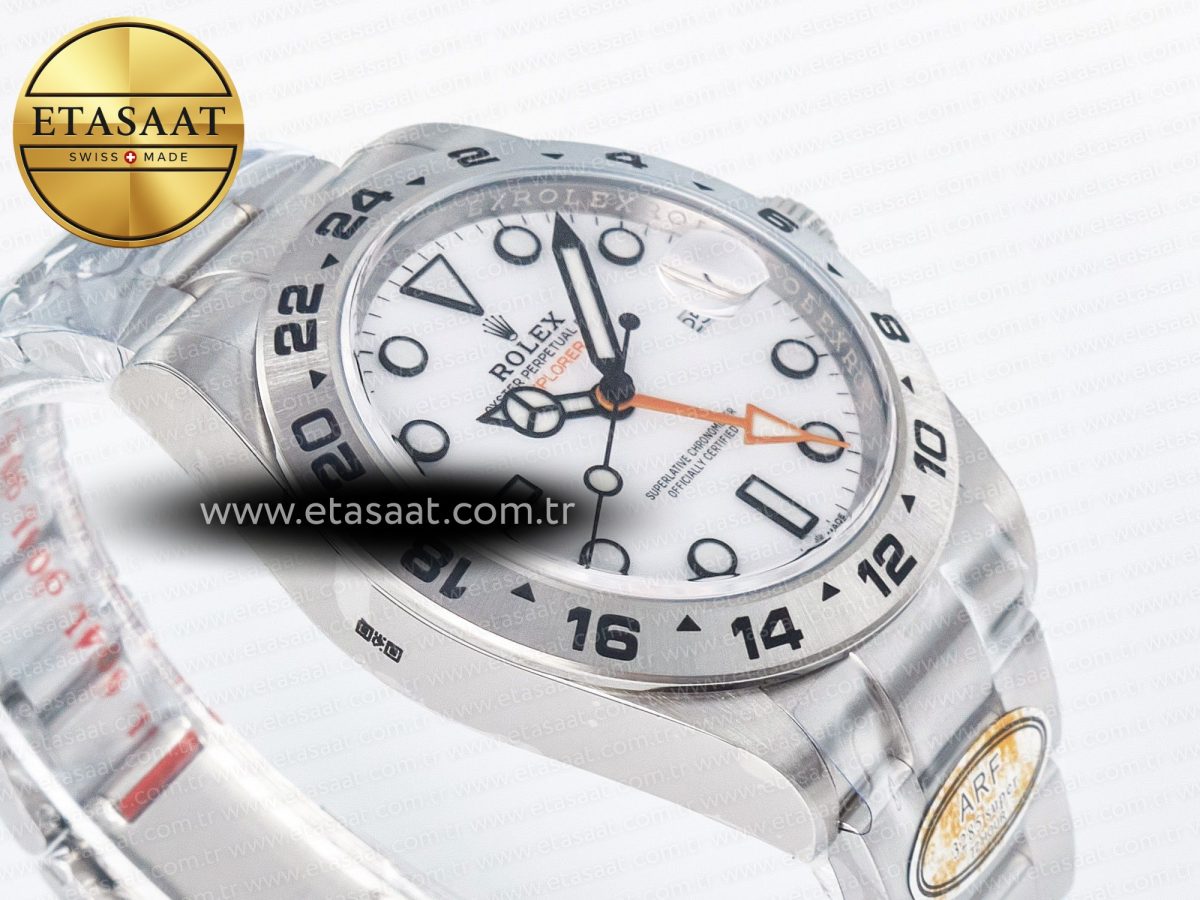 Explorer II 42mm 226570 904L SS ARF 1:1 Best Edition White Dial on Bracelet SH3285 - Görsel 7