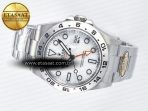Explorer II 42mm 226570 904L SS ARF 1:1 Best Edition White Dial on Bracelet SH3285 - Görsel 8