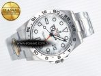 Explorer II 42mm 226570 904L SS ARF 1:1 Best Edition White Dial on Bracelet SH3285 - Görsel 9