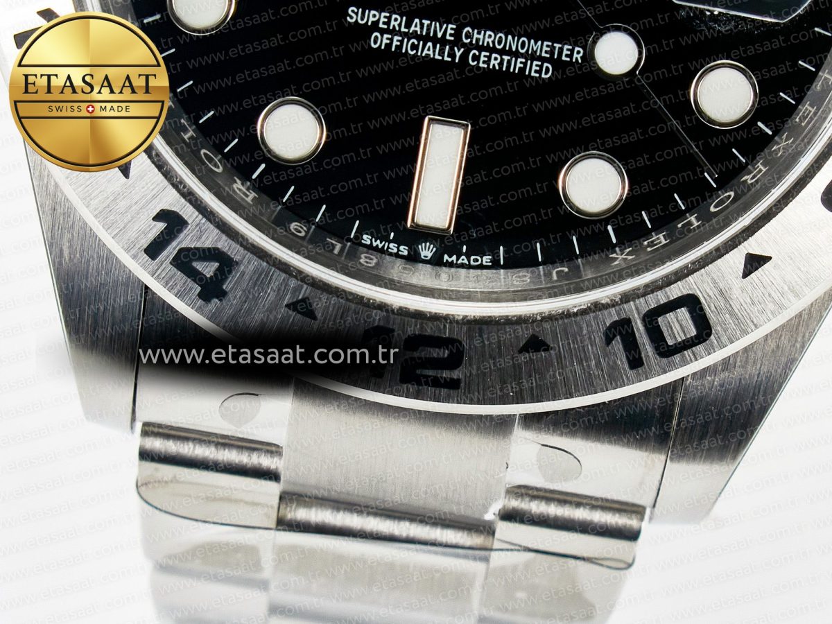 Explorer II 42mm 226570 904L SS Clean 1:1 Best Edition Black Dial on Bracelet DD3285 CHS - Görsel 13