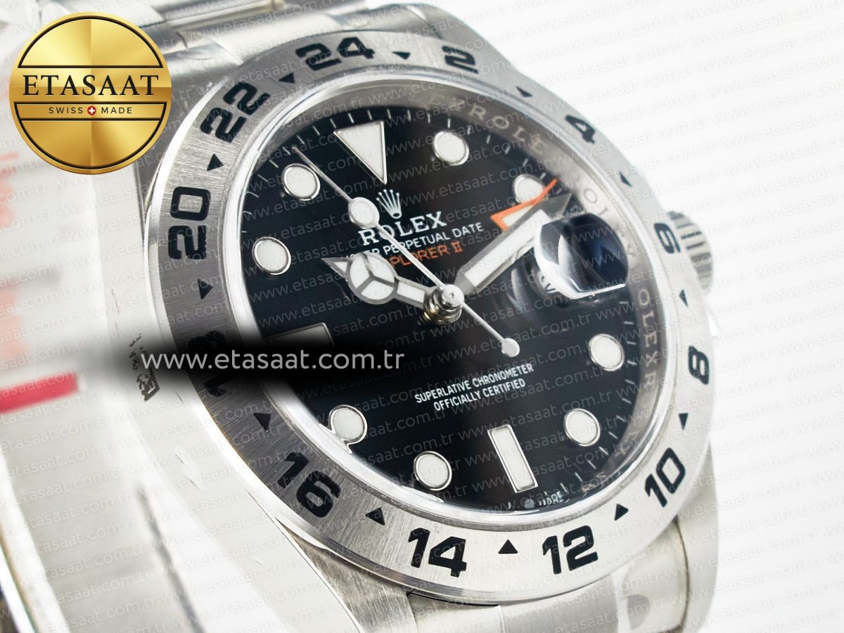 Explorer II 42mm 226570 904L SS Clean 1:1 Best Edition Black Dial on Bracelet DD3285 CHS - Görsel 5