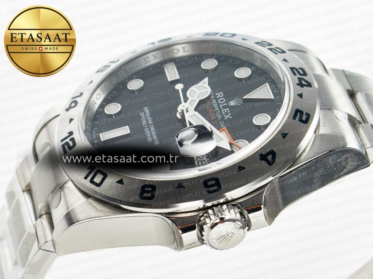 Explorer II 42mm 226570 904L SS Clean 1:1 Best Edition Black Dial on Bracelet DD3285 CHS - Görsel 6