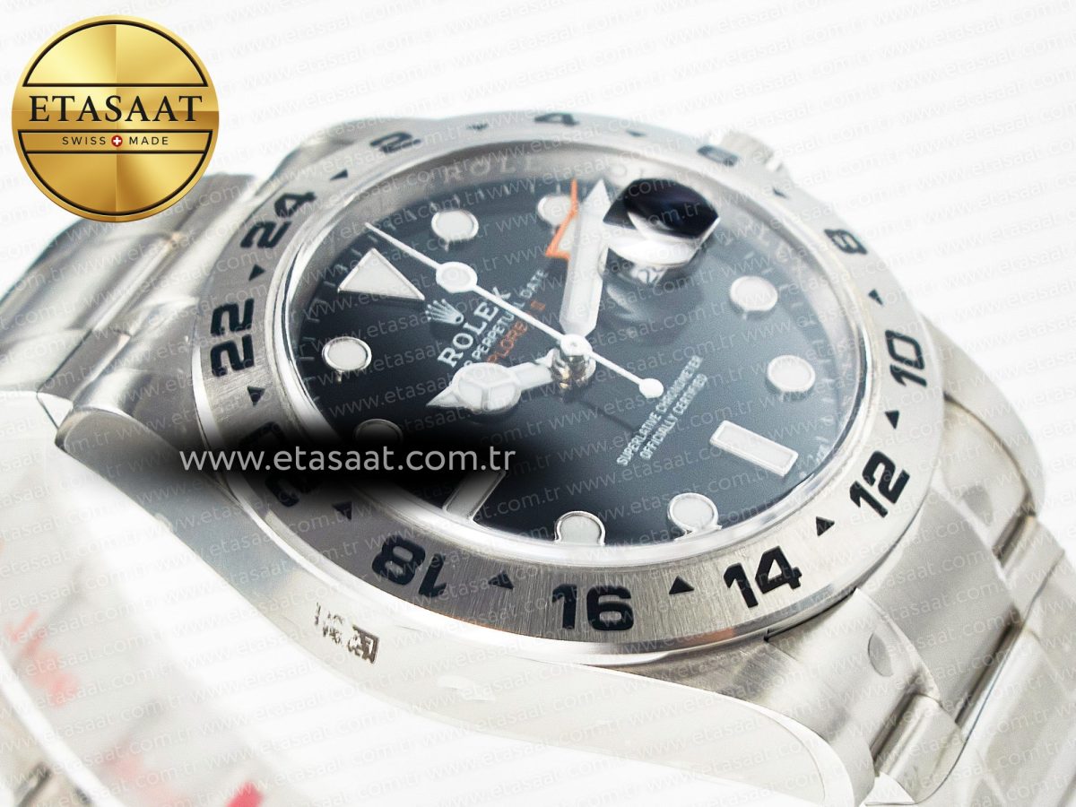 Explorer II 42mm 226570 904L SS Clean 1:1 Best Edition Black Dial on Bracelet DD3285 CHS - Görsel 7
