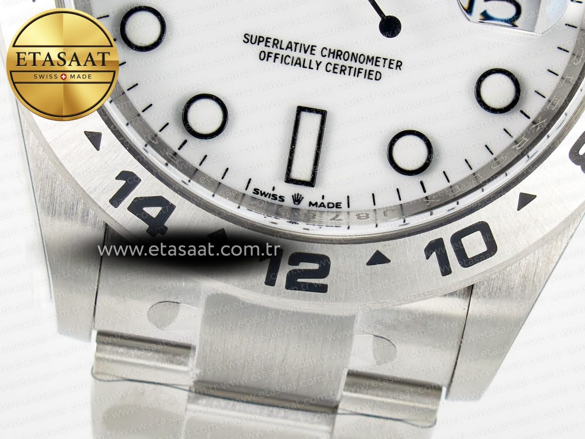 Explorer II 42mm 226570 904L SS Clean 1:1 Best Edition White Dial on Bracelet DD3285 CHS - Görsel 13