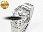 Explorer II 42mm 226570 904L SS Clean 1:1 Best Edition White Dial on Bracelet DD3285 CHS - Görsel 2