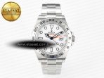 Explorer II 42mm 226570 904L SS Clean 1:1 Best Edition White Dial on Bracelet DD3285 CHS - Görsel 3
