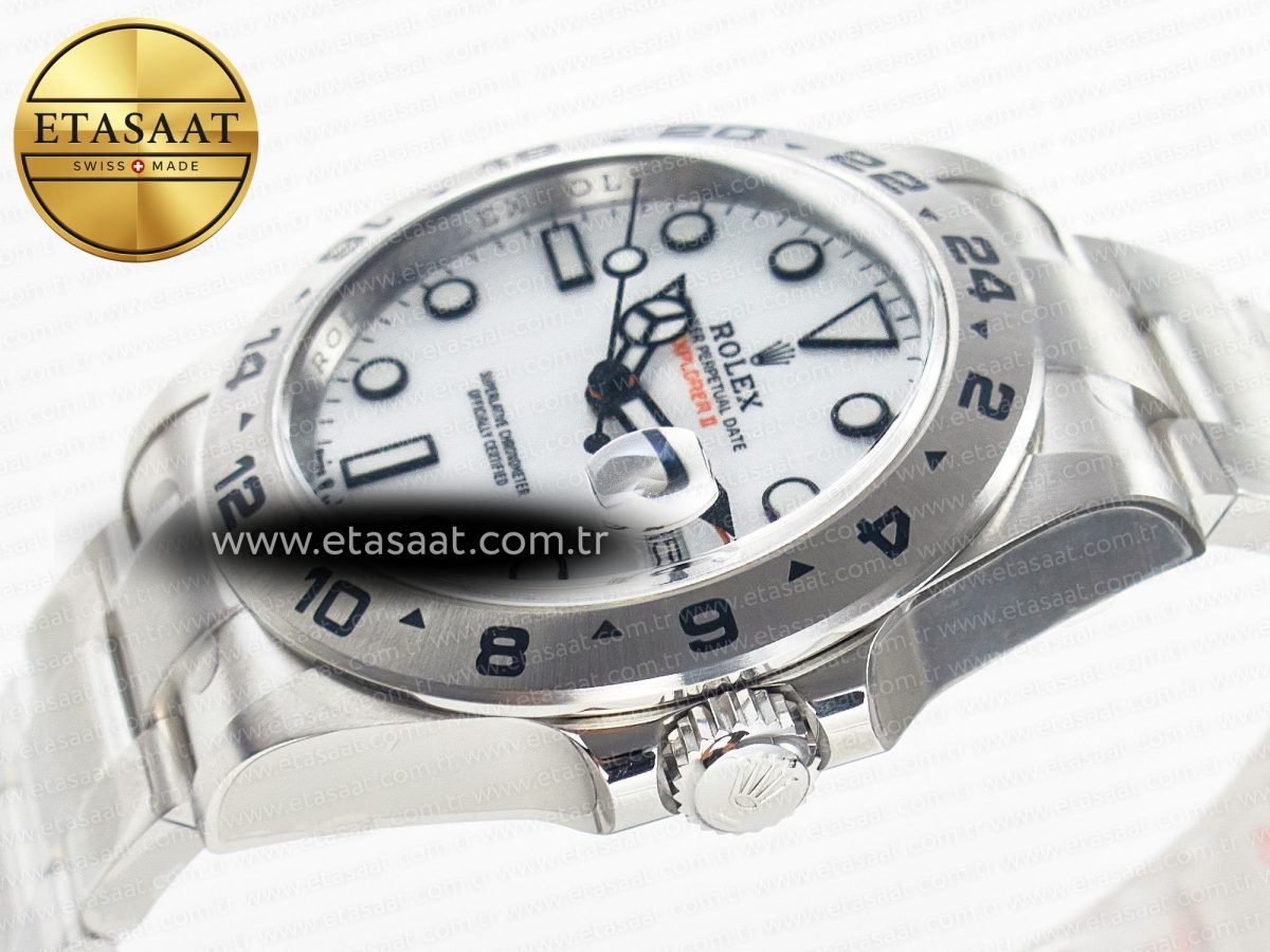 Explorer II 42mm 226570 904L SS Clean 1:1 Best Edition White Dial on Bracelet DD3285 CHS - Görsel 6