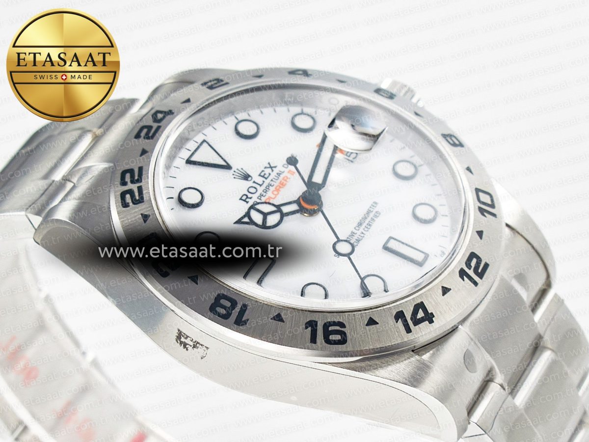 Explorer II 42mm 226570 904L SS Clean 1:1 Best Edition White Dial on Bracelet DD3285 CHS - Görsel 7