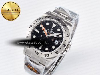 Explorer II 42mm 226570 904L SS QF 1:1 Best Edition Black Dial on Bracelet SH3285-2 CHS