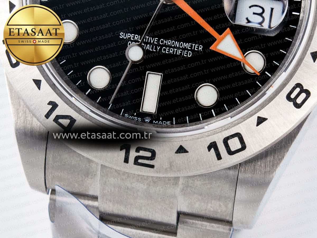 Explorer II 42mm 226570 904L SS QF 1:1 Best Edition Black Dial on Bracelet SH3285-2 CHS - Görsel 13
