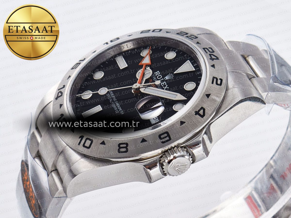 Explorer II 42mm 226570 904L SS QF 1:1 Best Edition Black Dial on Bracelet SH3285-2 CHS - Görsel 6