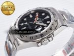 Explorer II 42mm 226570 904L SS QF 1:1 Best Edition Black Dial on Bracelet SH3285-2 CHS - Görsel 6