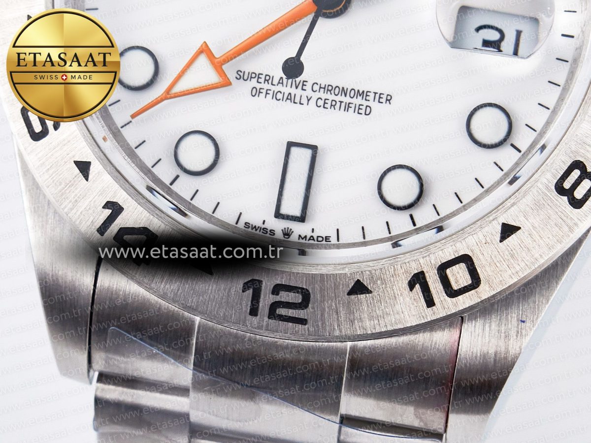 Explorer II 42mm 226570 904L SS QF 1:1 Best Edition White Dial on Bracelet SH3285-2 CHS - Görsel 13