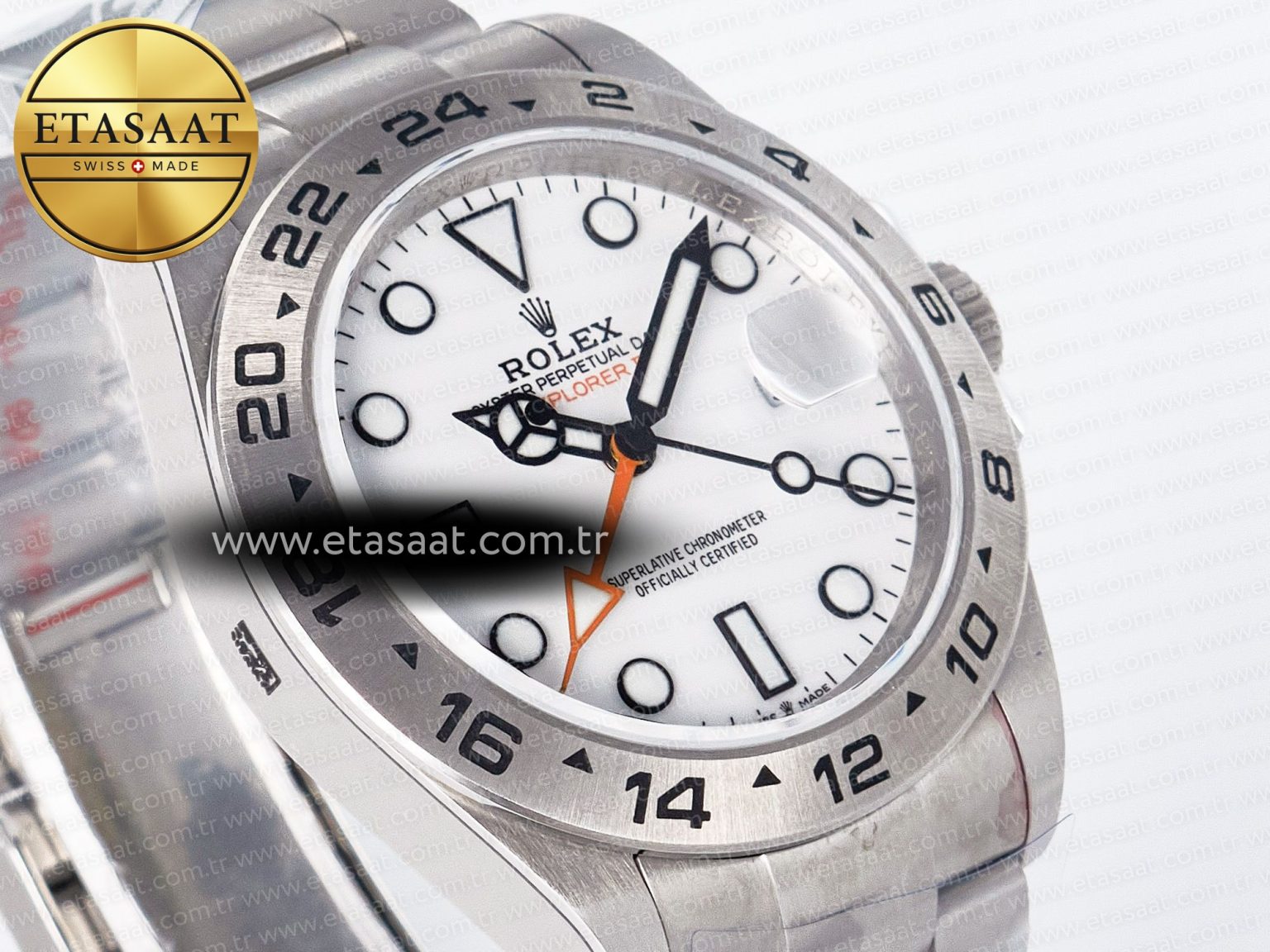 Explorer II 42mm 226570 904L SS QF 1:1 Best Edition White Dial on Bracelet SH3285-2 CHS - Görsel 5