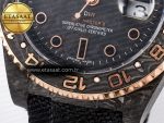 GMT Carbon DIWF Best Edition Black Carbon Dial RG Markers on Black Nylon Strap SA3186 CHS - Görsel 13