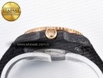 GMT Carbon DIWF Best Edition Black Carbon Dial RG Markers on Black Nylon Strap SA3186 CHS - Görsel 15