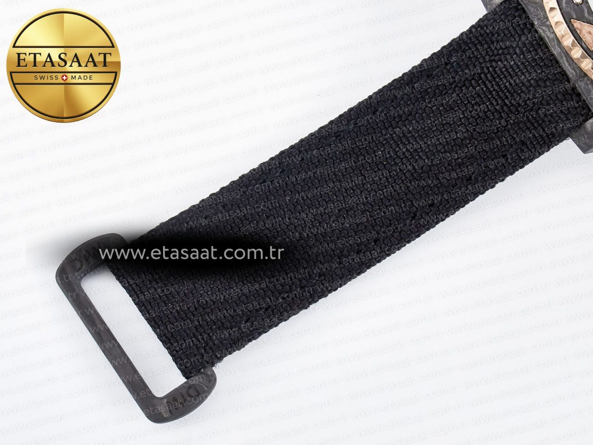 GMT Carbon DIWF Best Edition Black Carbon Dial RG Markers on Black Nylon Strap SA3186 CHS - Görsel 23