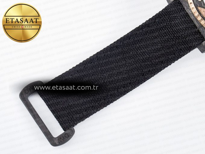 GMT Carbon DIWF Best Edition Black Carbon Dial RG Markers on Black Nylon Strap SA3186 CHS - Görsel 23