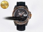 GMT Carbon DIWF Best Edition Black Carbon Dial RG Markers on Black Nylon Strap SA3186 CHS - Görsel 3