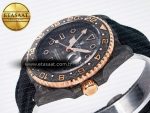 GMT Carbon DIWF Best Edition Black Carbon Dial RG Markers on Black Nylon Strap SA3186 CHS - Görsel 6