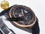 GMT Carbon DIWF Best Edition Black Carbon Dial RG Markers on Black Nylon Strap SA3186 CHS - Görsel 7