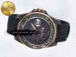 GMT Carbon DIWF Best Edition Black Carbon Dial RG Markers on Black Nylon Strap SA3186 CHS - Görsel 9
