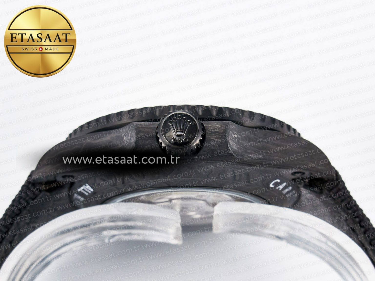 GMT Carbon DIWF Best Edition Black Carbon Dial SS Markers on Black Nylon Strap SA3285 CHS V2 - Görsel 15