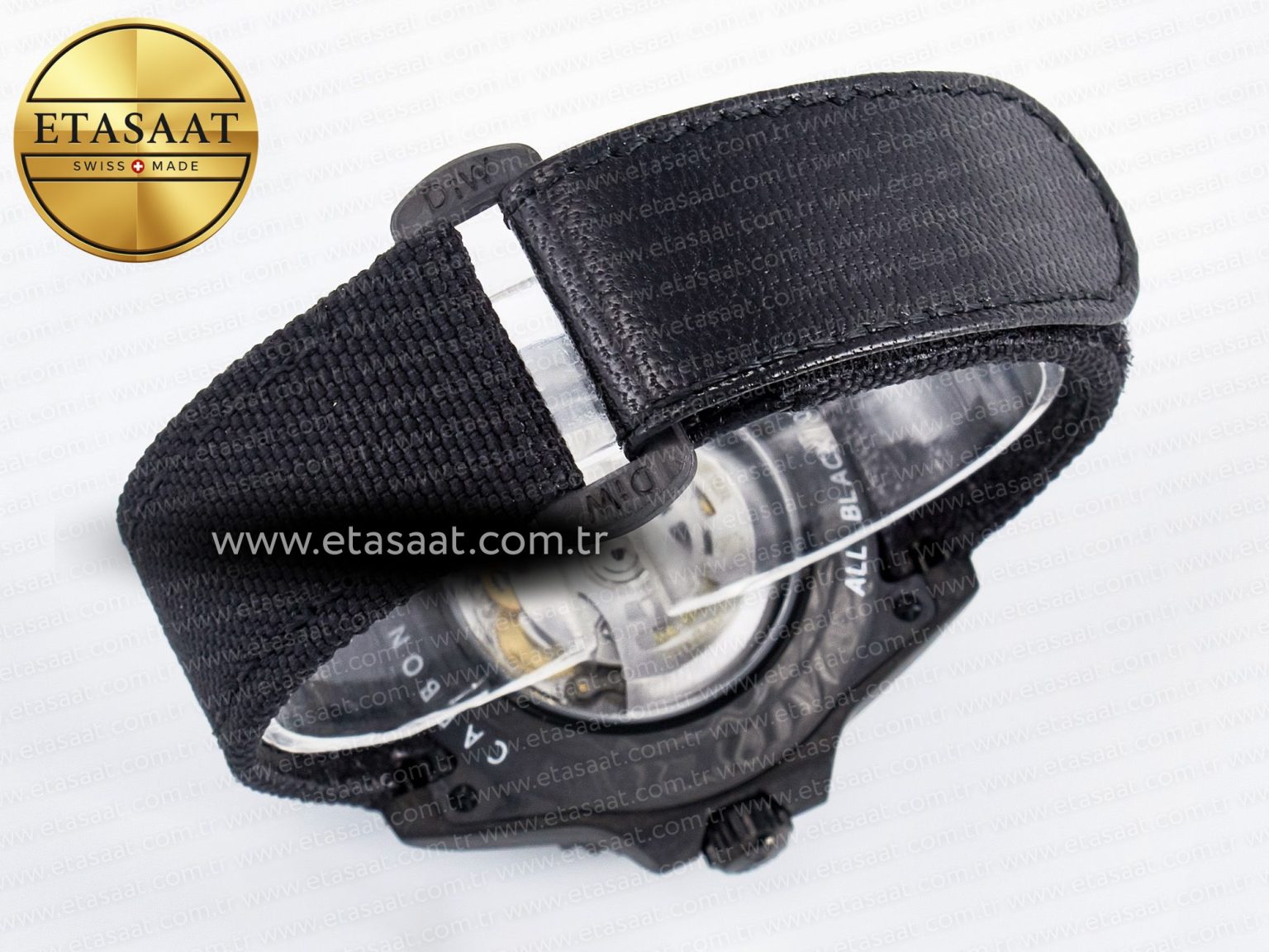GMT Carbon DIWF Best Edition Black Carbon Dial SS Markers on Black Nylon Strap SA3285 CHS V2 - Görsel 16