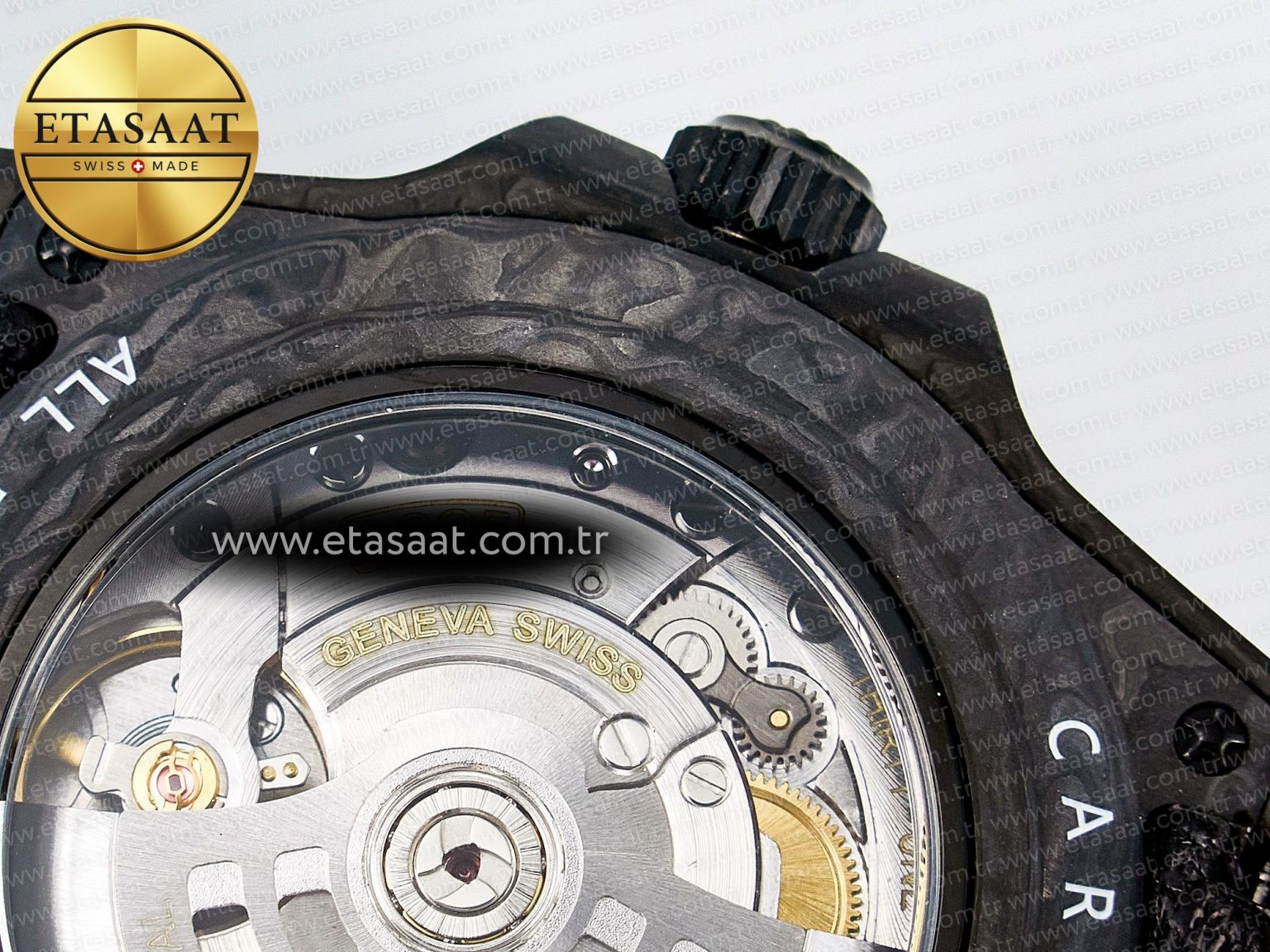 GMT Carbon DIWF Best Edition Black Carbon Dial SS Markers on Black Nylon Strap SA3285 CHS V2 - Görsel 22